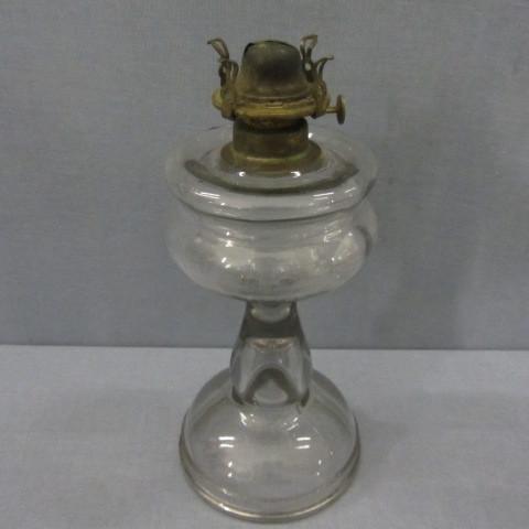 Small top glass kerosene lamp with ...
