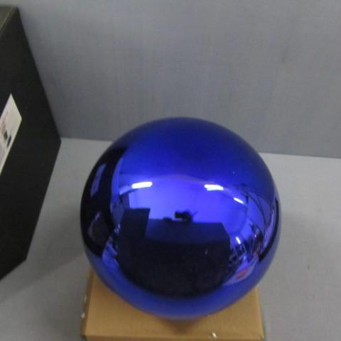 Blue gazing globe, new 8&quot...