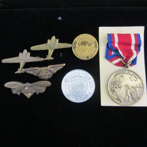 Military tokens &amp Skelly Wings...