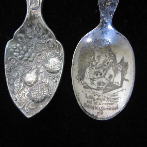 Little Jack Horner baby spoon and j...