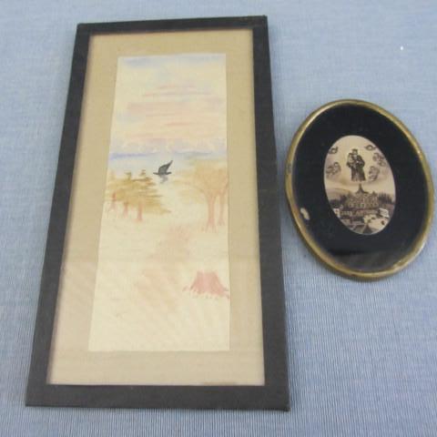 Early watercolor and Religious art,...
