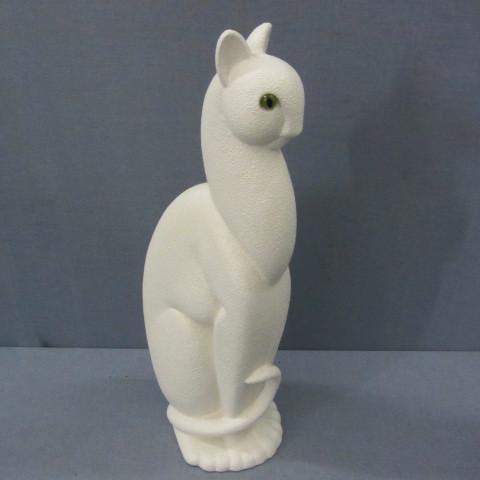 Royal Haeger #616 one-eyed cat figu...