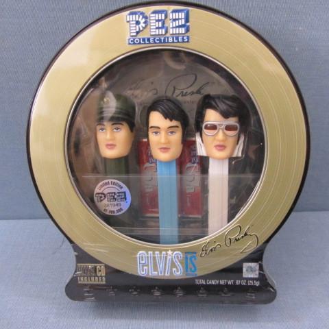 Elvis Pez collection, three with of...