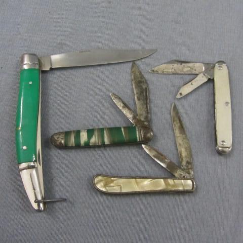 Jack knives, three are classic 2-bl...