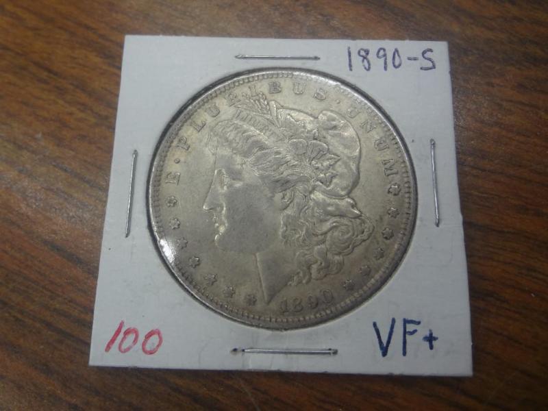 1890-S VF Morgan Dollar...