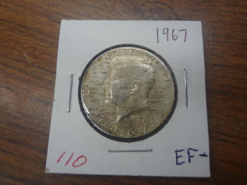 1967 EF- Kennedy Half Dollar 40% si...