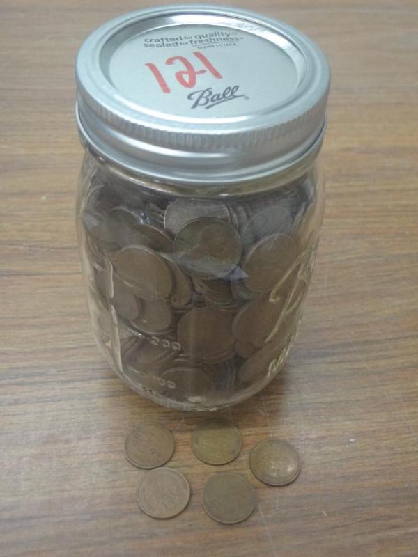 1 jar of 500 mixed date Wheat Penni...