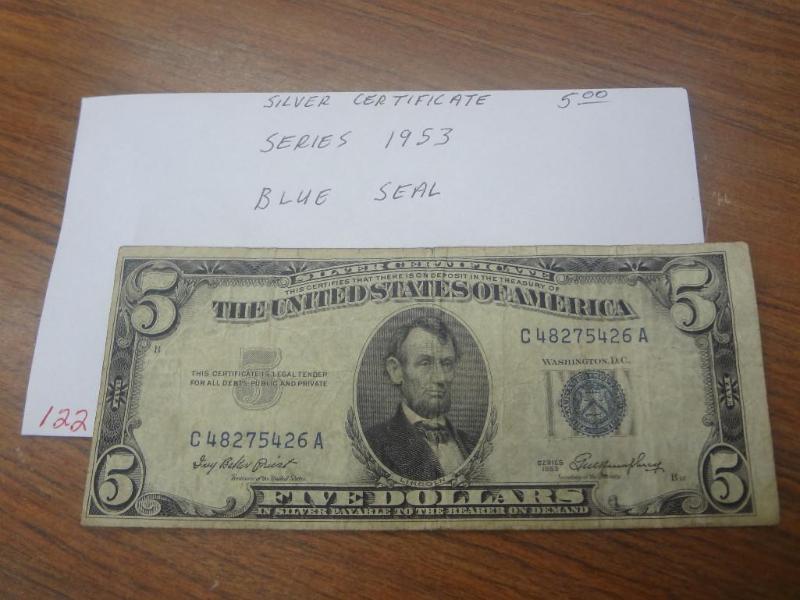 Series 1953 $5.00 Silver Certificat...
