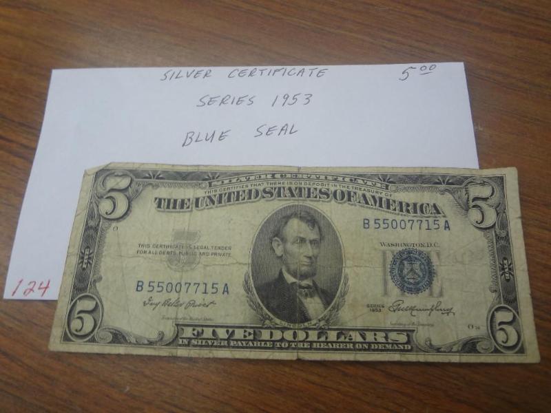Series 1953 $5.00 Silver Certificat...