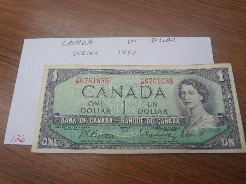 Series 1954 Canadian UN Dollar Note...