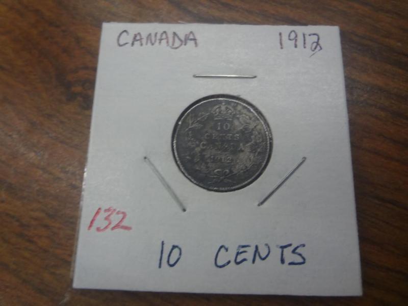 Canadian 1912 Silver Dime...