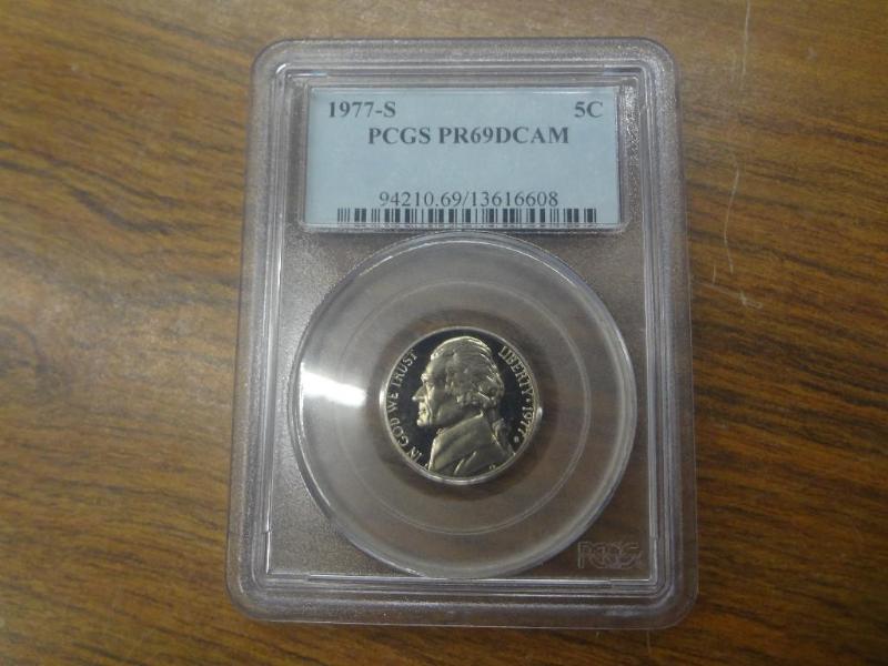 1977-S Jefferson Nickel PR69DCAM gr...