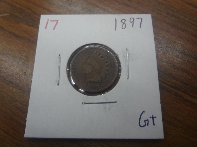 1897 Indian Head Cent G...