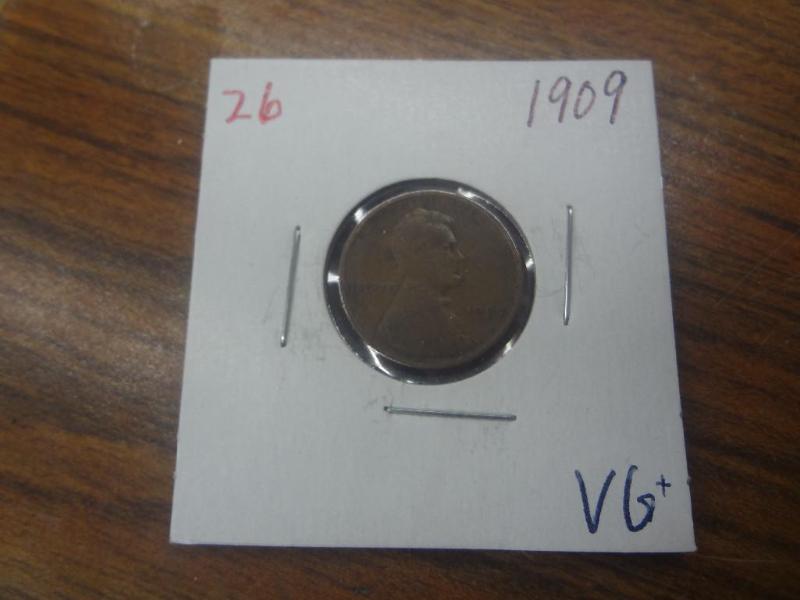 1909 Lincoln Cent VG...