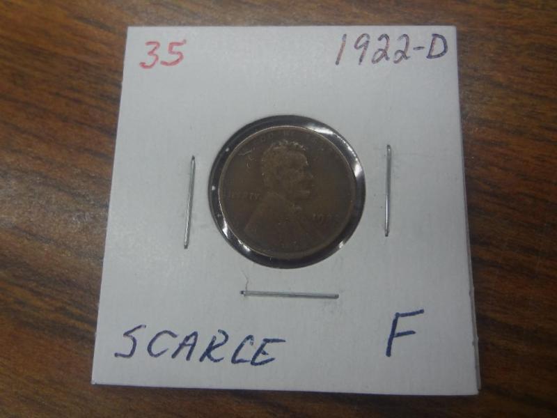 1922-D F Lincoln Cent (Semi Key Dat...