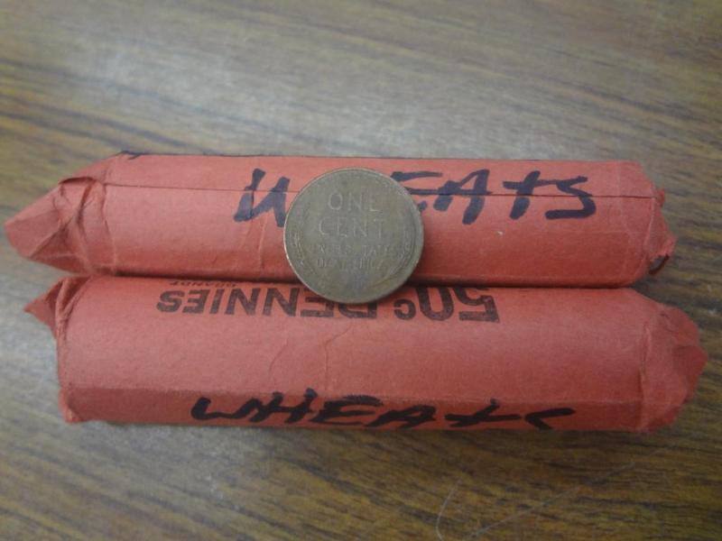 2 rolls (100) Mixed date Wheat back...