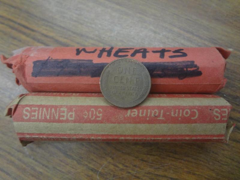 2 rolls (100) Mixed date Wheat back...