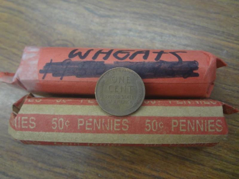 2 rolls (100) Mixed date Wheat back...
