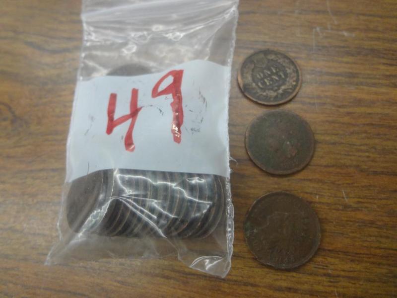 20 junk Indian Head Cents...