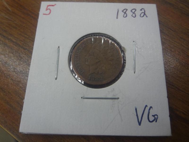 1882 Indian Head Cent VG...