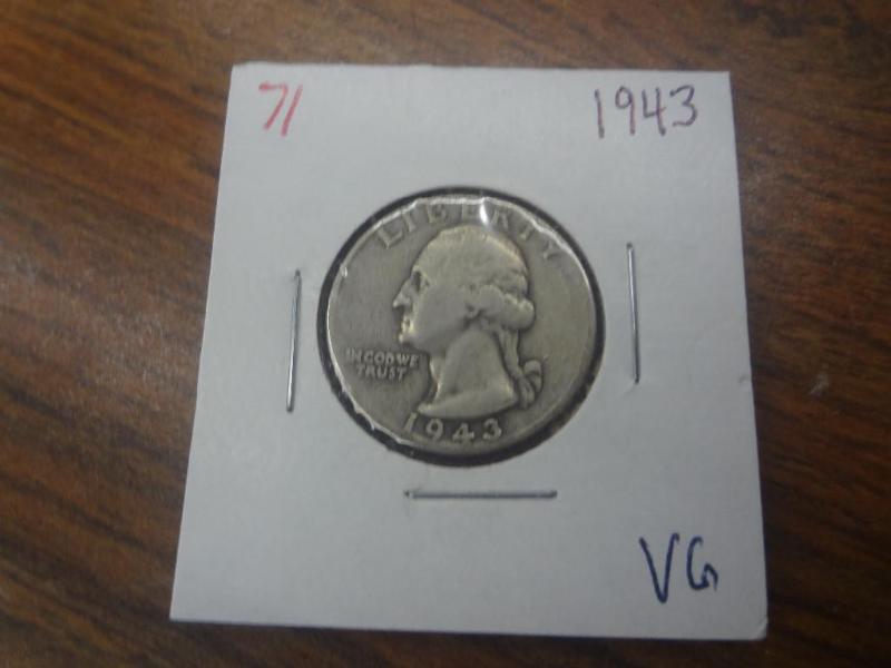 1943 VG Washington Quarter...