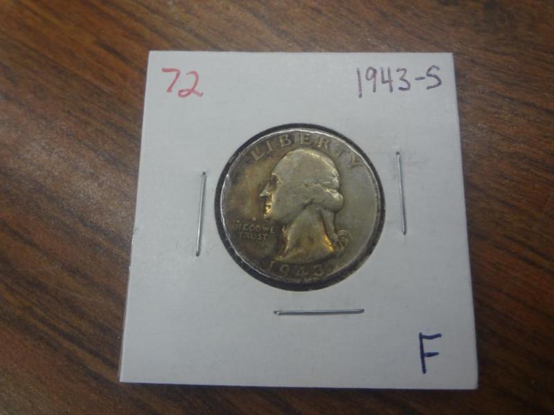 1943-S F Washington Quarter...