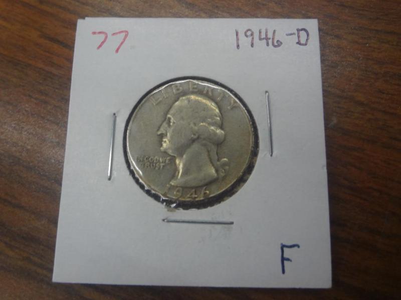 1946-D F Washington Quarter...