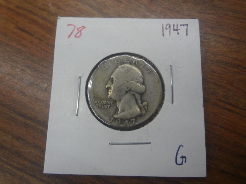 1947 G Washington Quarter...