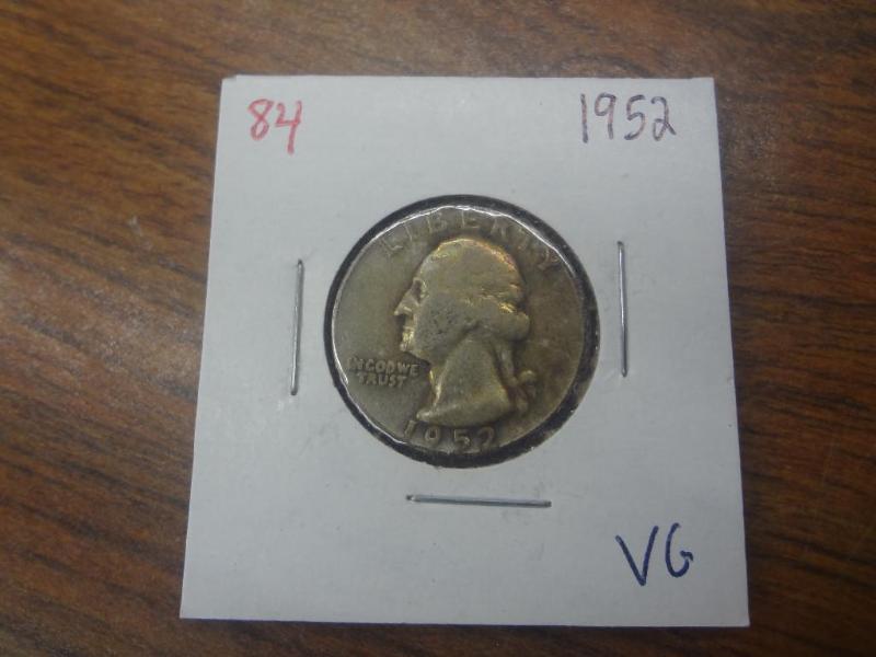 1952 VG Washington Quarter...