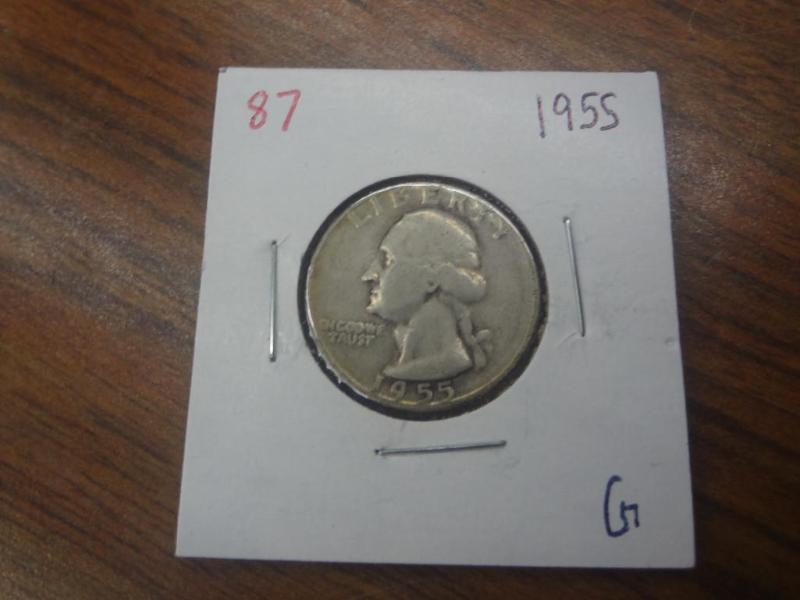 1955 G Washington Quarter...