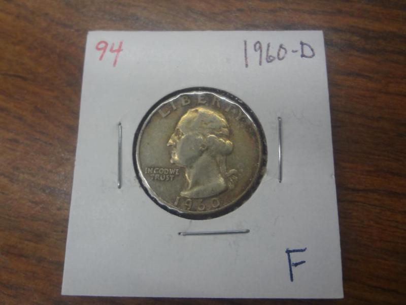 1960-D F Washington Quarter...