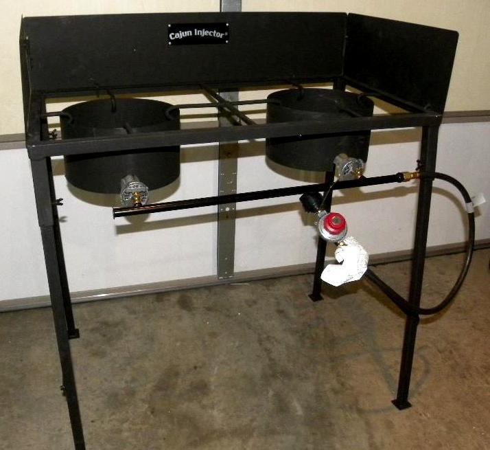 Cajun Injector Double Burner Fryer ...