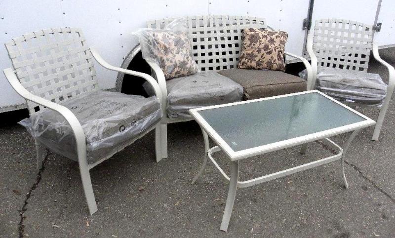 Deep Seating Patio Set, powder coat...