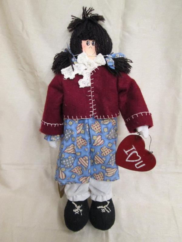 lot 114 image: CCI Mimi doll with wooden painted f...