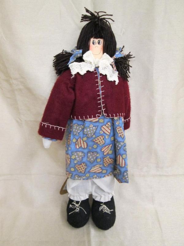 lot 116 image: CCI Mimi doll with wooden painted f...