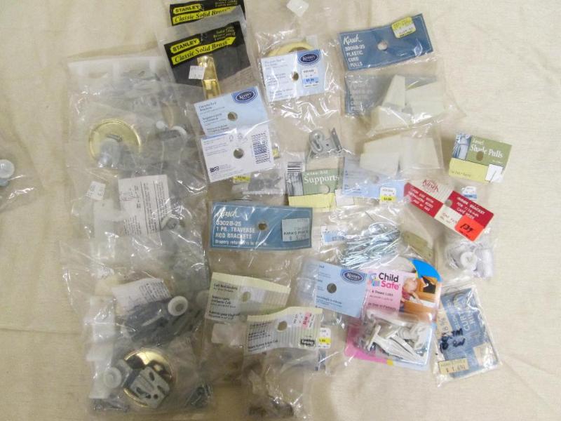 lot 129 image: Lot #3 of household hardware for bl...