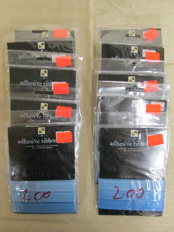 lot 178 image: Lot of 10 packages of self stick ri...