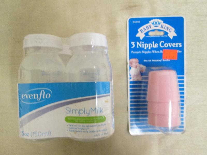lot 180 image: Set of four new baby bottles and pi...