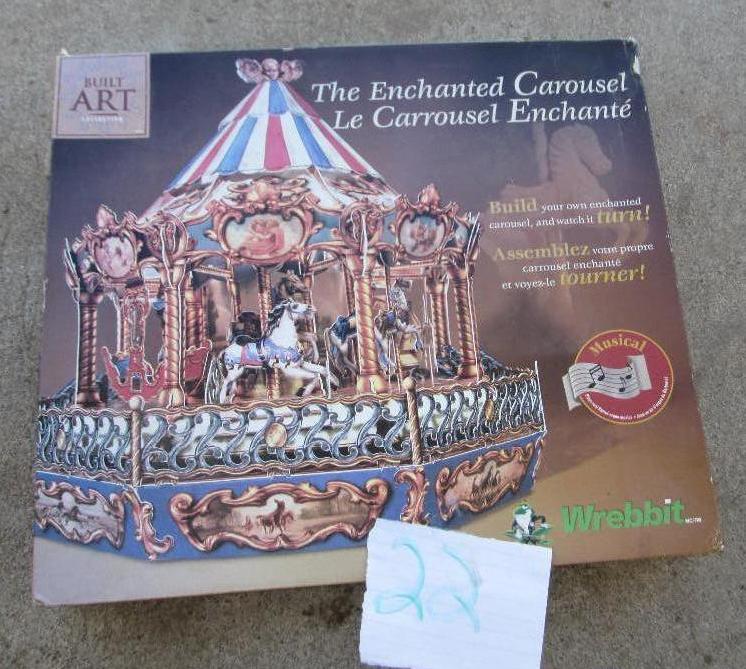 lot 22 image: Build Art Carousel kit, ne, build a...