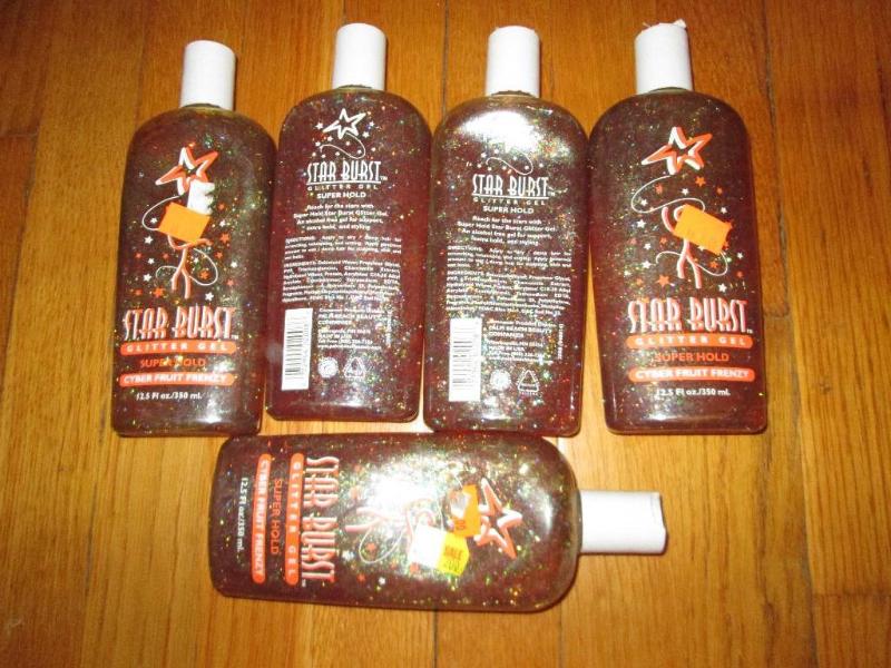 lot 237 image: Lot of 5 sparkle gel for hair...