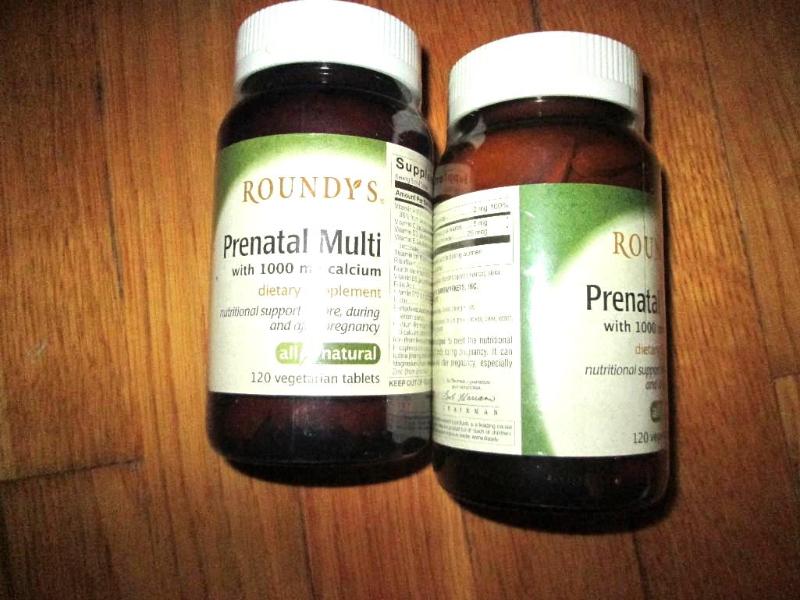 lot 242 image: 2 bottles pre natal vitamins, past ...