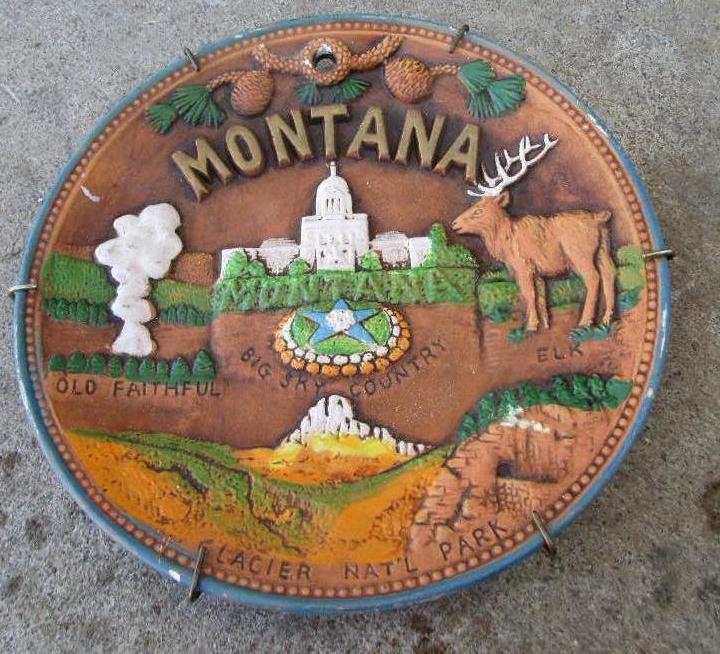 lot 28 image: Montana decorative wall plate...