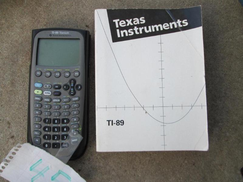 lot 45 image: Texas Instruments TI-89 Titanium sc...
