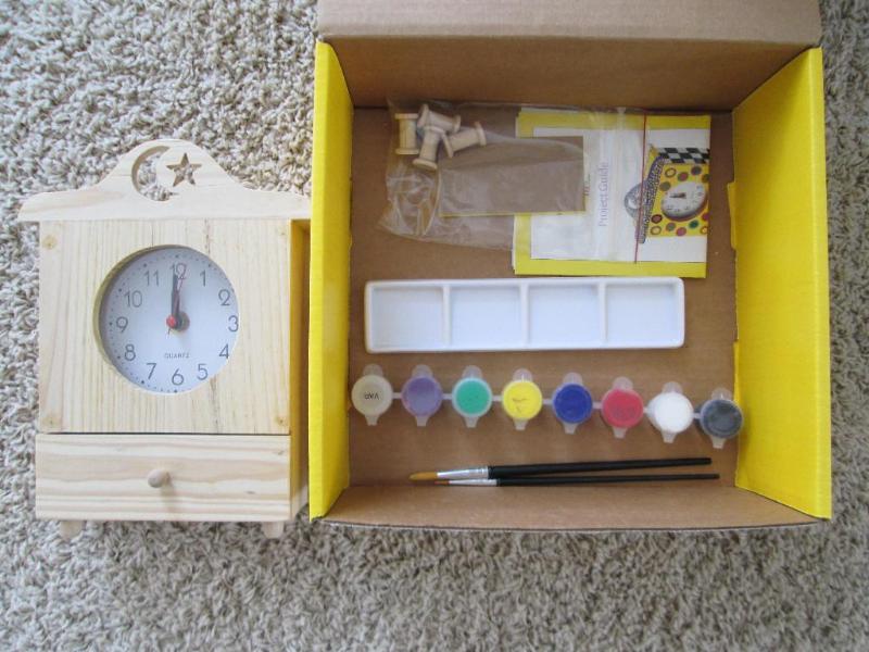 lot 82 image: Big yellow box craft kit.top is cra...