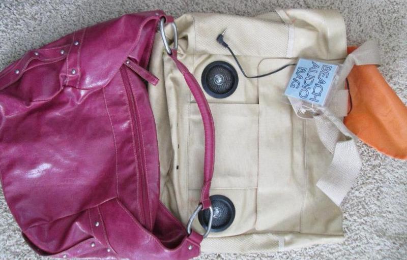 lot 85 image: Hand bag and Audio Bag, with attach...