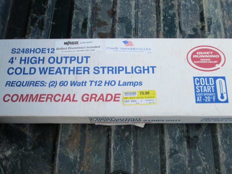 lot 97 image: 4 high output cold weather strip l...