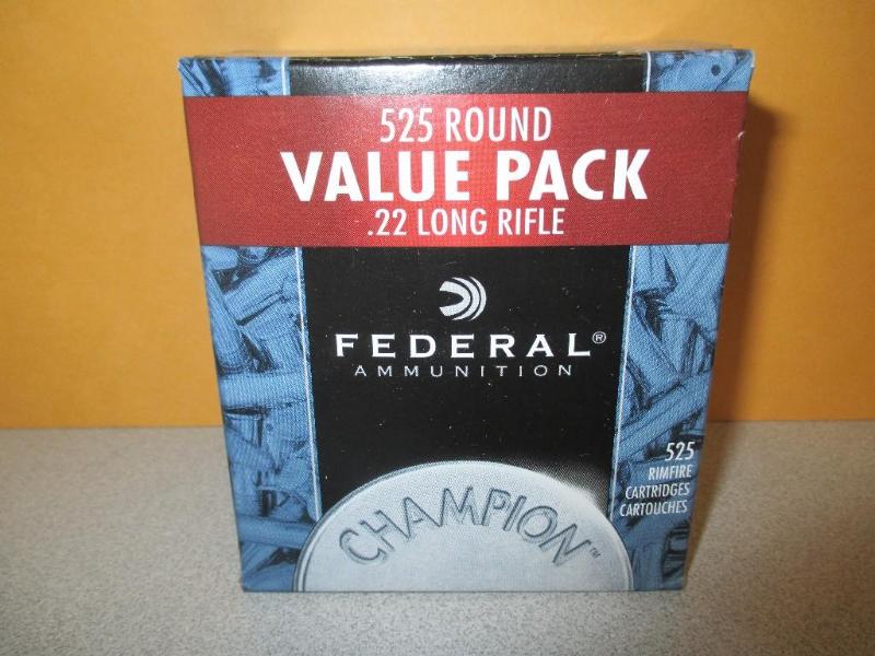 Federal 22 Long Rifle 525 rounds&nb...