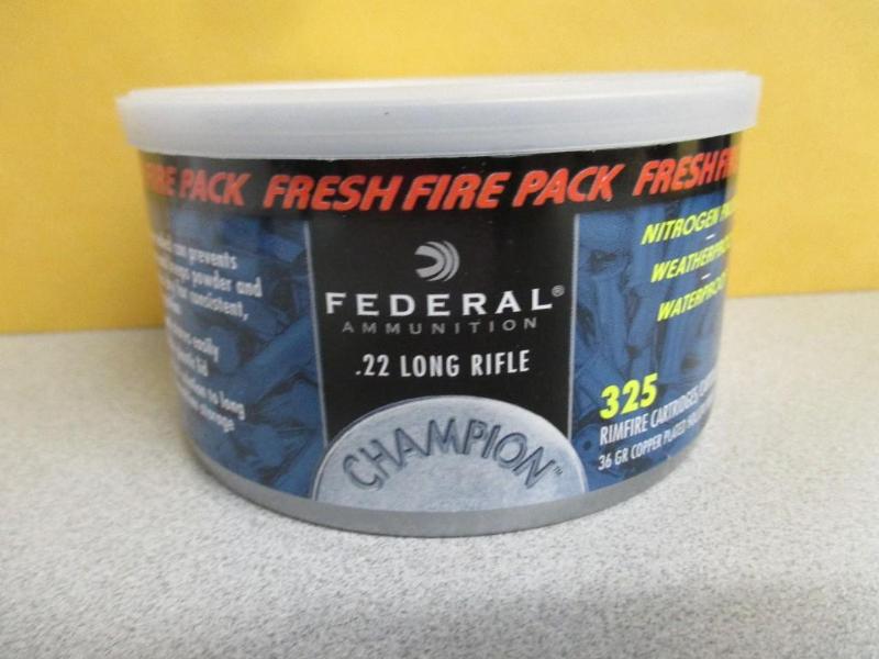 Federal 22 long rifle nitrogen pack...