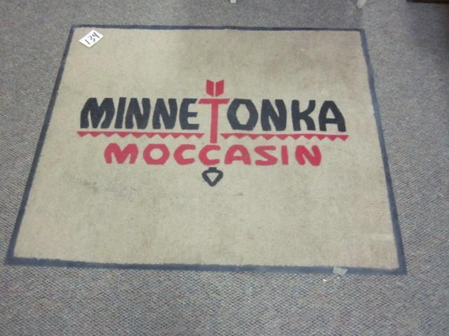 lot 134 image: Minnetonka Moccasin advertising doo...
