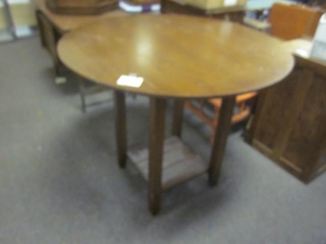 lot 137 image: 42" round 35" tall high t...